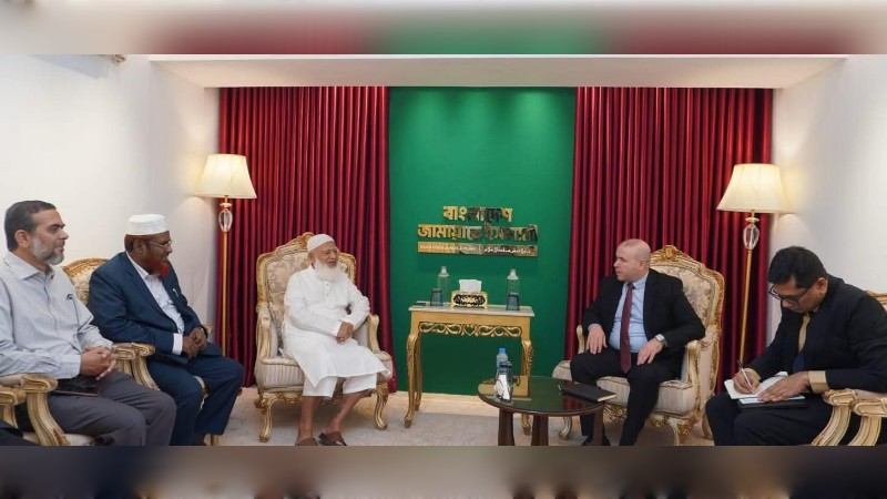 জামায়াত আমীরের সঙ্গে আলজেরিয়ার রাষ্ট্রদূতের সৌজন্য সাক্ষাৎ