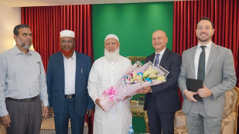 জামায়াত আমীরের সঙ্গে ইতালির রাষ্ট্রদূতের সৌজন্য সাক্ষাৎ