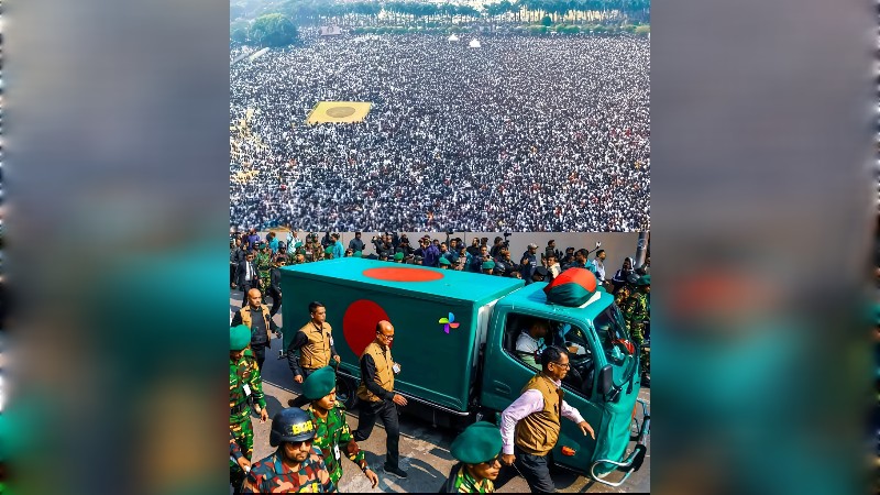 মুসলিম বিশ্বের ইতিহাসে বড় জানাজা বেগম খালেদা জিয়ার
