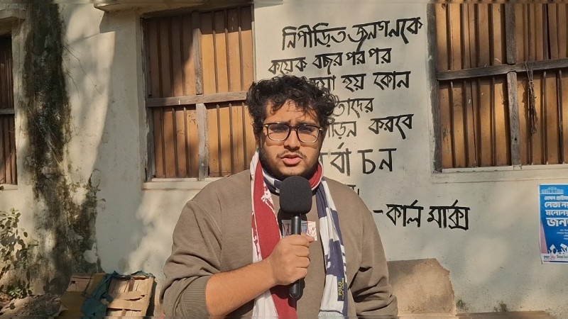 জকসু নির্বাচনে স্বতন্ত্র প্রার্থী সায়েম সিদ্দিকি লড়বেন বিজ্ঞান ও প্রযুক্তি সম্পাদক পদে