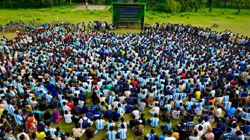 রাবিতে তিন স্থানে জায়ান্ট স্ক্রিনে দেখানো হবে বিশ্বকাপ ফাইনাল