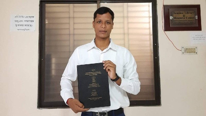 জাপান সরকারের মেক্সট স্কলারশিপ পেলেন বেরোবির পবিত্র বর্মন